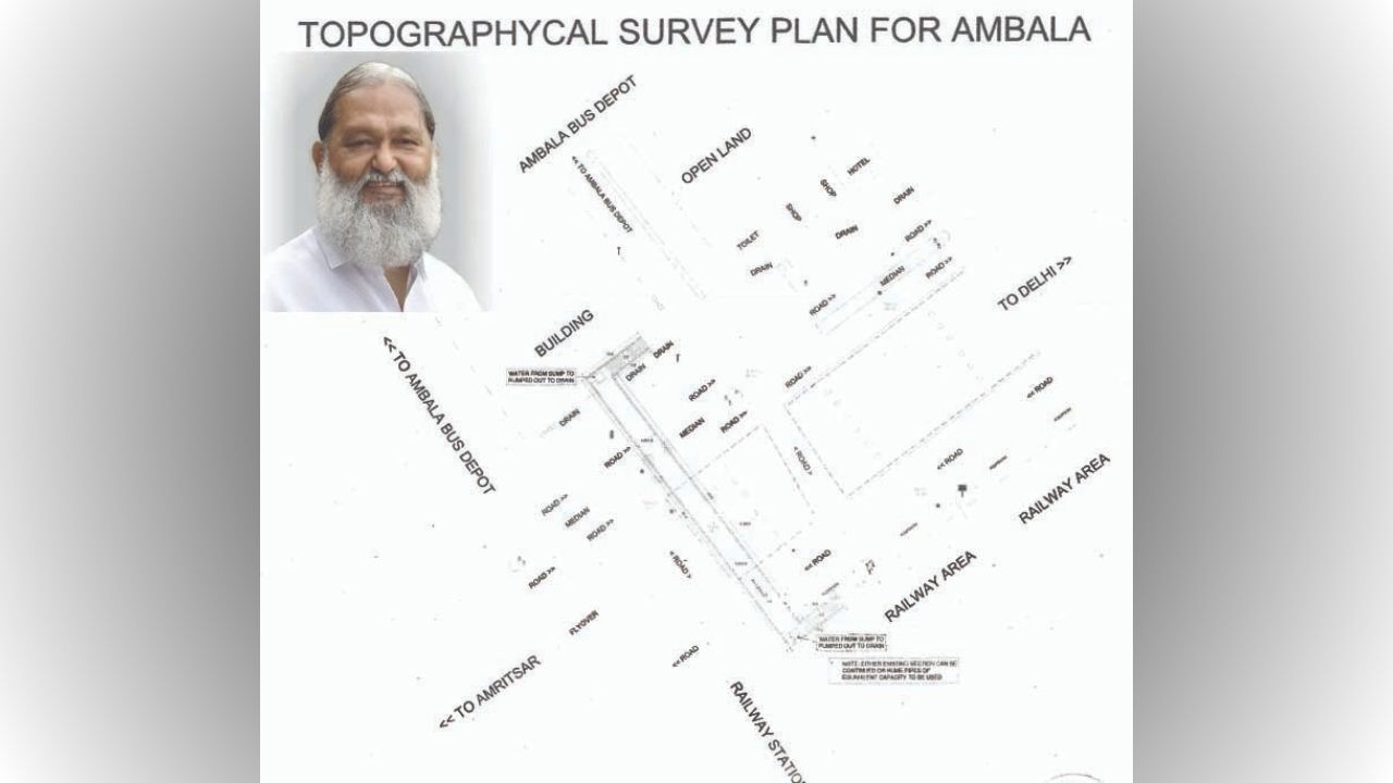 परिवहन मंत्री अनिल विज की अम्बाला छावनी को सौगात : बस स्टैंड व रेलवे स्टेशन के बीच राह होगी आसान, बनेगा आधुनिक अंडरपास