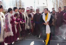 Administrative Secretary Smt. Bhanu Prabha Attends 7th Edition of Winter Free Tuition Centre at Thiksey Leh