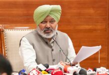 PUNJAB EXCISE REVENUE SURPASSES TARGETS TO REACH RS 11,782 CRORE; COLLECTIONS NEARLY DOUBLE OVER FOUR YEARS: HARPAL SINGH CHEEMA