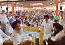 कांग्रेस और आम आदमी पार्टी दोनों ने ही बेअदबी पर राजनीति की: सरदार सुखबीर सिंह बादल