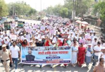 साइबर सिटी में नारी शक्ति वंदन अधिनियम के पक्ष में सड़क पर निकली नारी शक्ति, हजारों महिलाओं ने अधिनियम के पक्ष में किए हस्ताक्षर