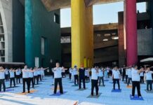International day of Yoga celebrated at Punjab & Haryana High Court with focus on Yoga for healthy ageing